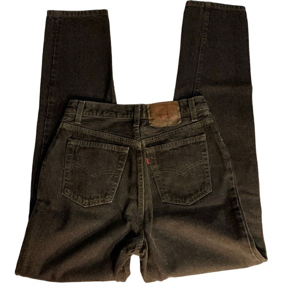 Levi's Denim - Levi’s 501 Button Fly Red Label Size 9M Black Denim women 1994